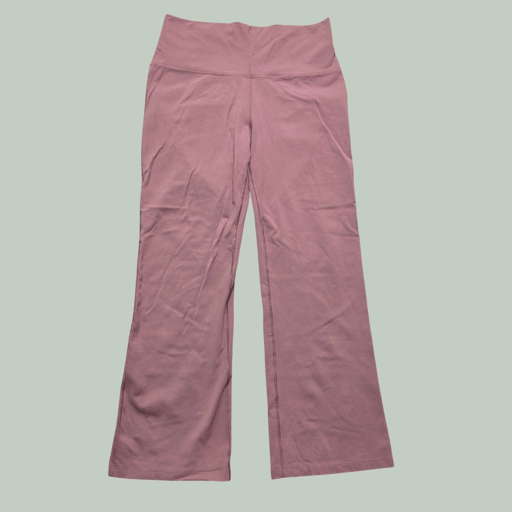 Yogacore High Waisted Flare Yoga Pants Womens L Mauve CALIA by Carrie Underwood